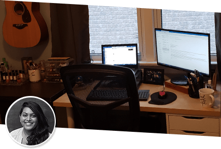 Shauna's home office setup